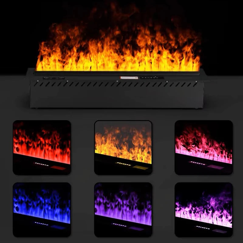 AFLYEVER Smart Water Vapor Fireplace With 3D Flame App Control