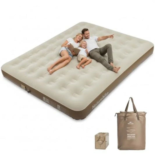 Rechargeable Air Mattress With Built In Pump for Camping Guests
