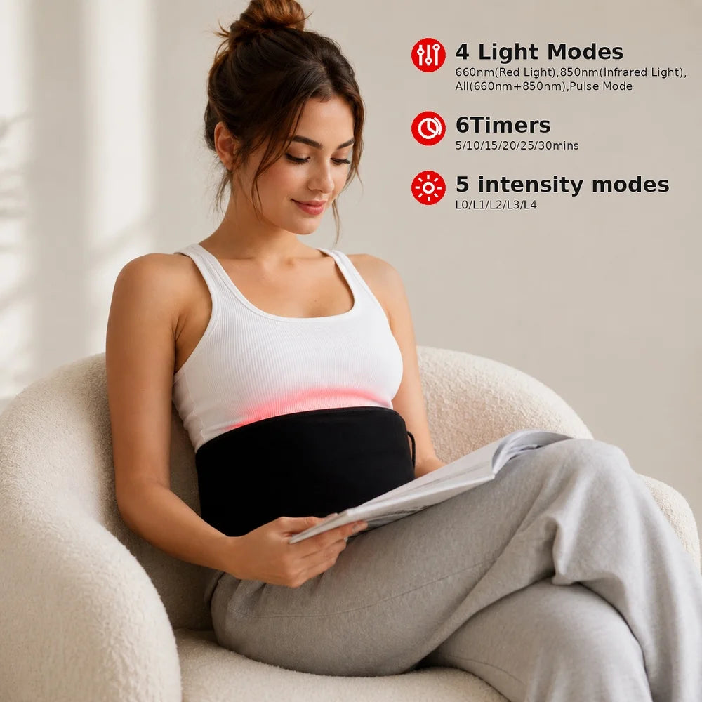 Red Light Therapy Belt For Muscle Recovery And Better Circulation
