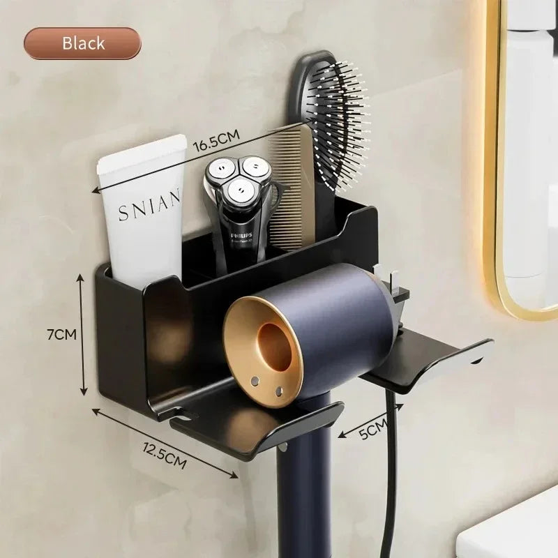 AEHOME Hair Dryer Holder Wall Mount Organizer Rack