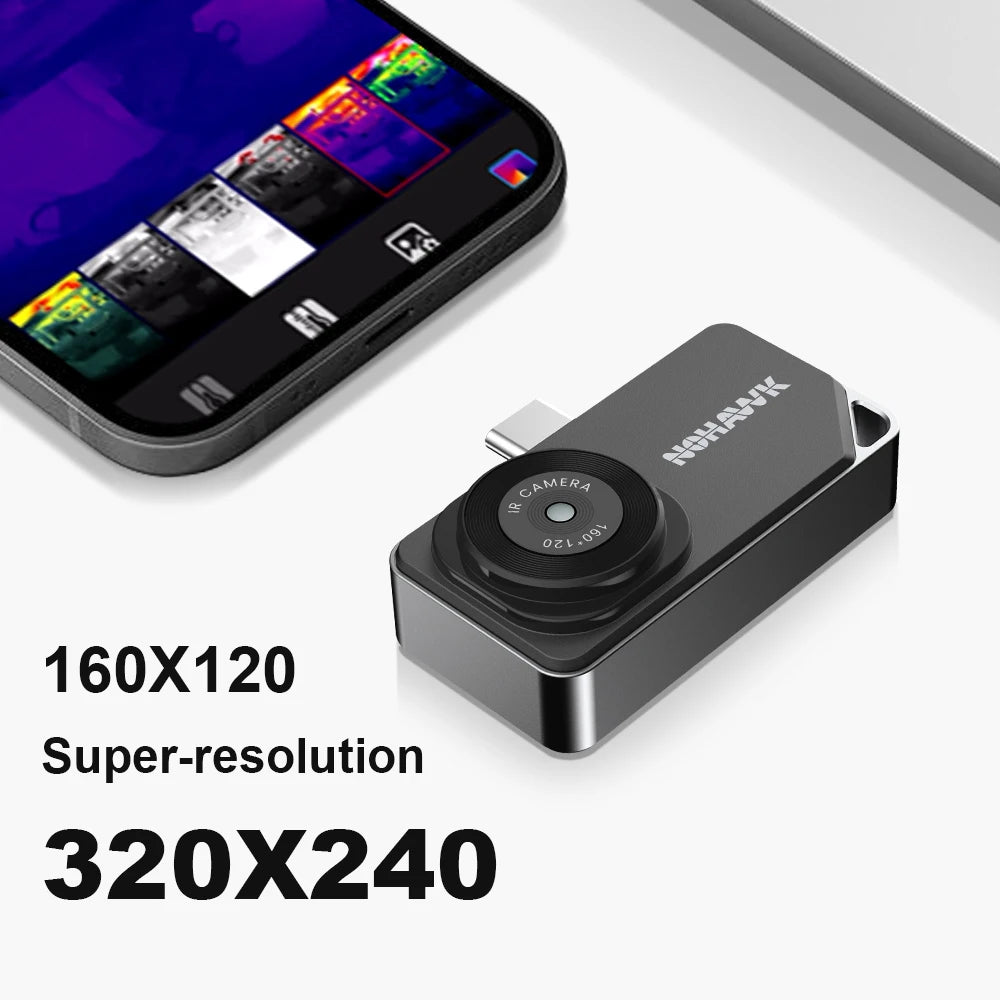 NOHAWK Portable Thermal Imaging Camera for HVAC and Home Inspection