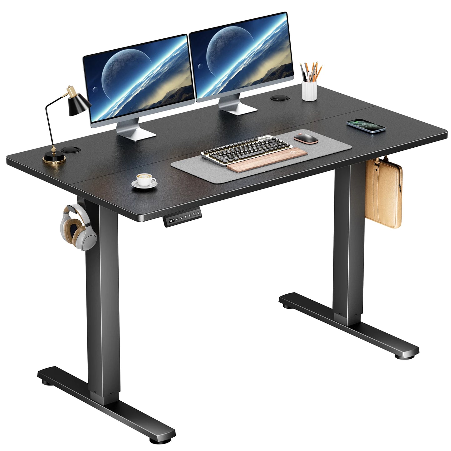 JHK Electric Standing Desk Height Adjustable Ergonomic Office Worktable