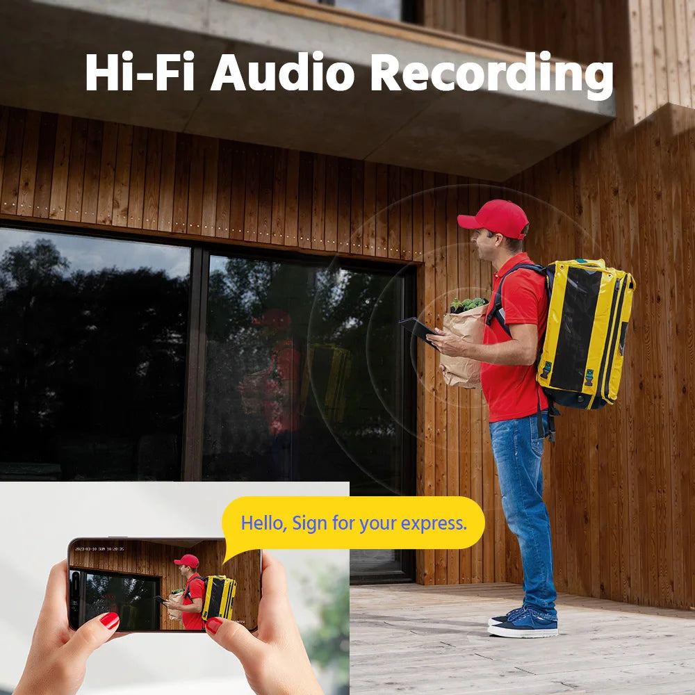 ANNKE 4K PoE Network Security Camera System With Audio Recording