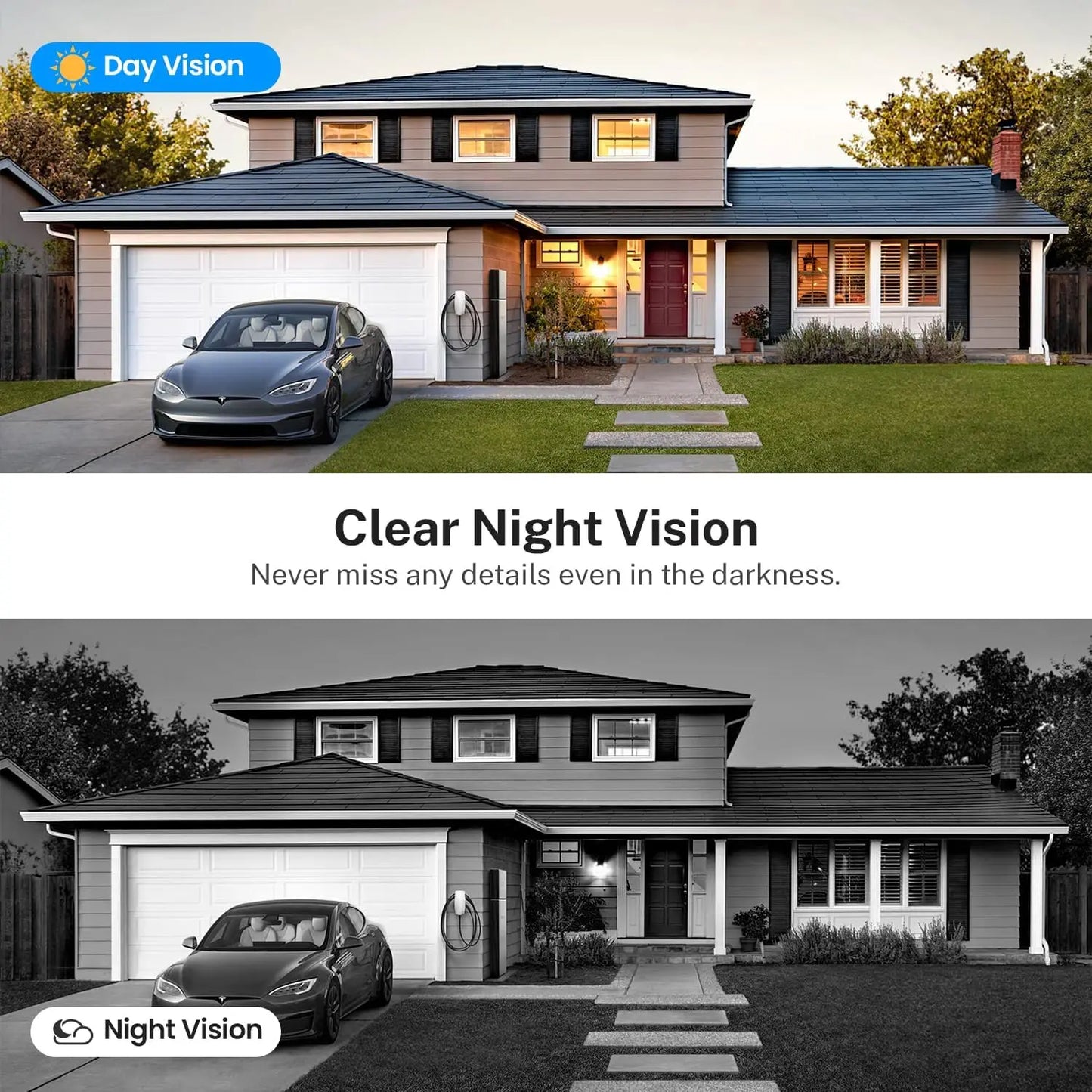 Wireless Wi-Fi Video Doorbell Camera With Two-Way Audio And AI Motion Detection
