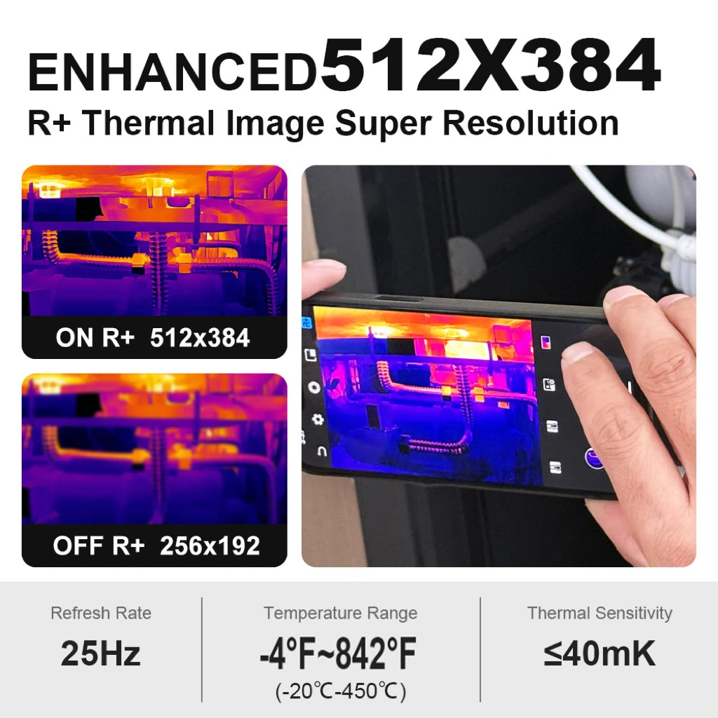 NOHAWK Portable Thermal Imaging Camera for HVAC and Home Inspection