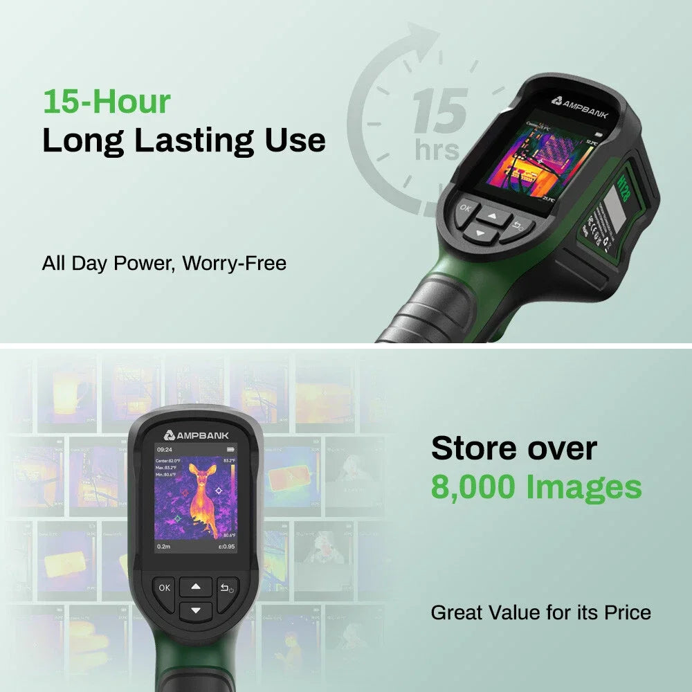 AMPBANK Handheld Thermal Imaging Camera for HVAC and Electrical Diagnostics