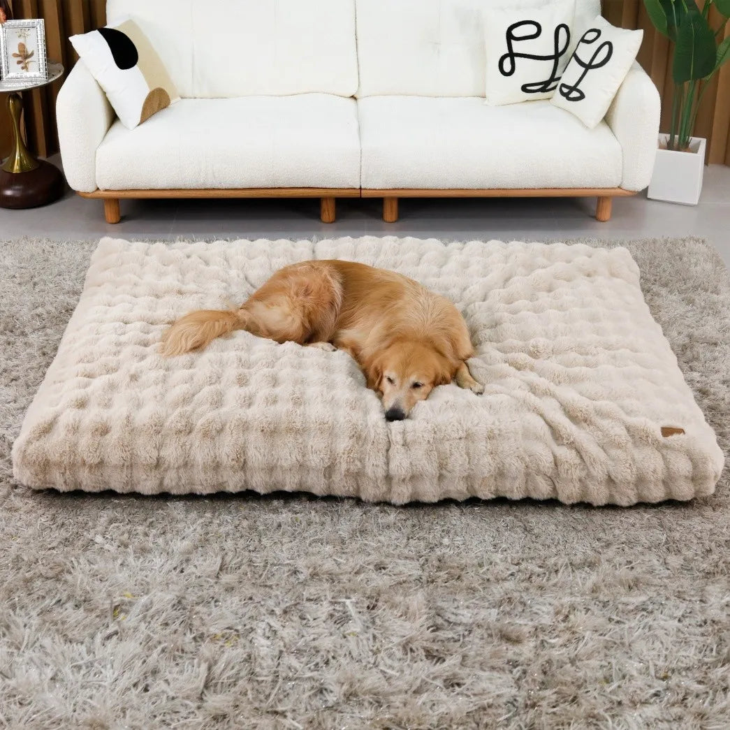 BORWART Ultra Plush Washable Dog Bed Cushion With Removable Cover