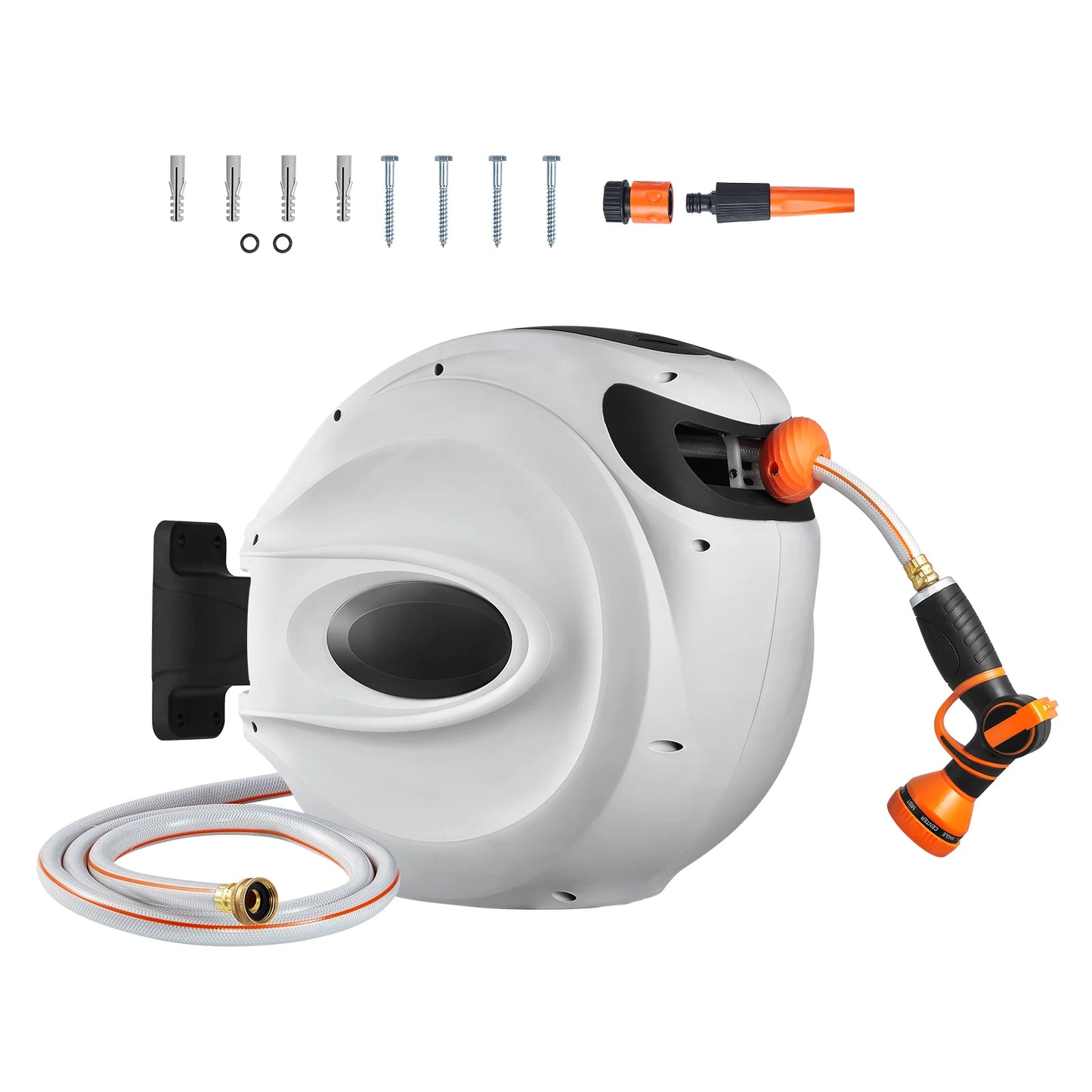 Succebuy Retractable Garden Hose Reel With Auto Rewind