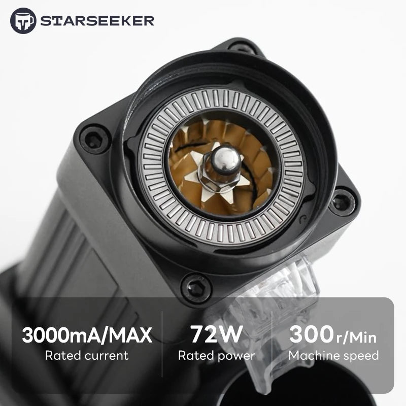 Starseeker E55Pro Electric Coffee Grinder With Stepless Fineness Adjustment