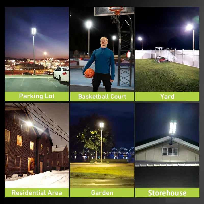 Solar LED Flood Light With Motion Sensor And Remote Control