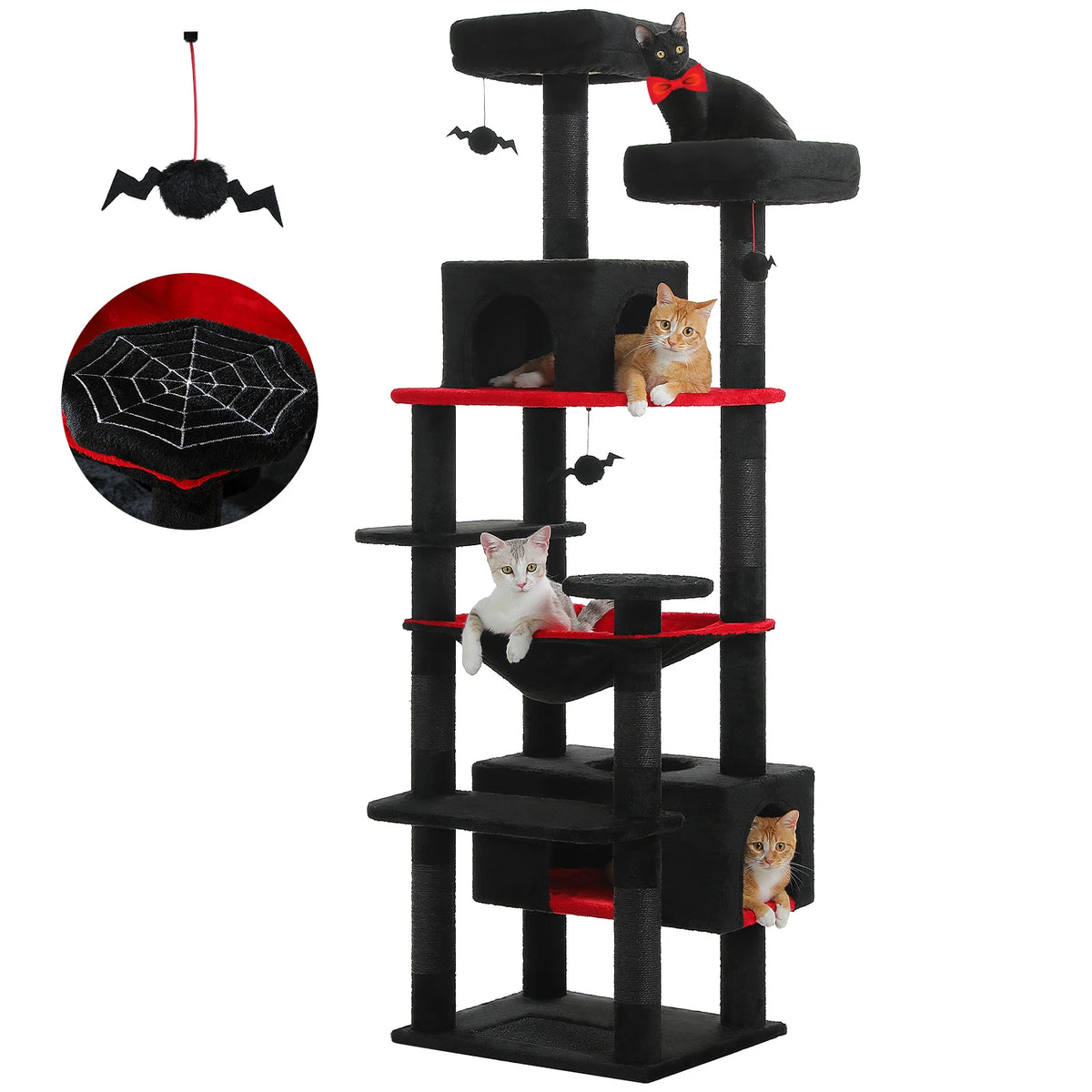 PAWZ Road Cat Tree Tower Sisal Posts Hammock and Condos