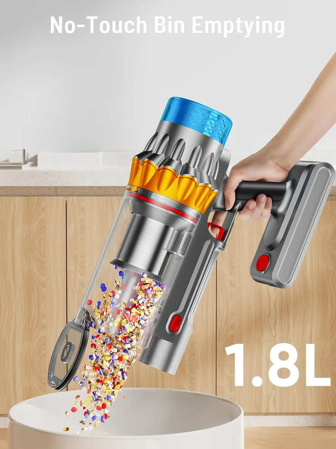 VAKERR X15 Pro 650W Cordless Vacuum Cleaner Pet Hair Suction