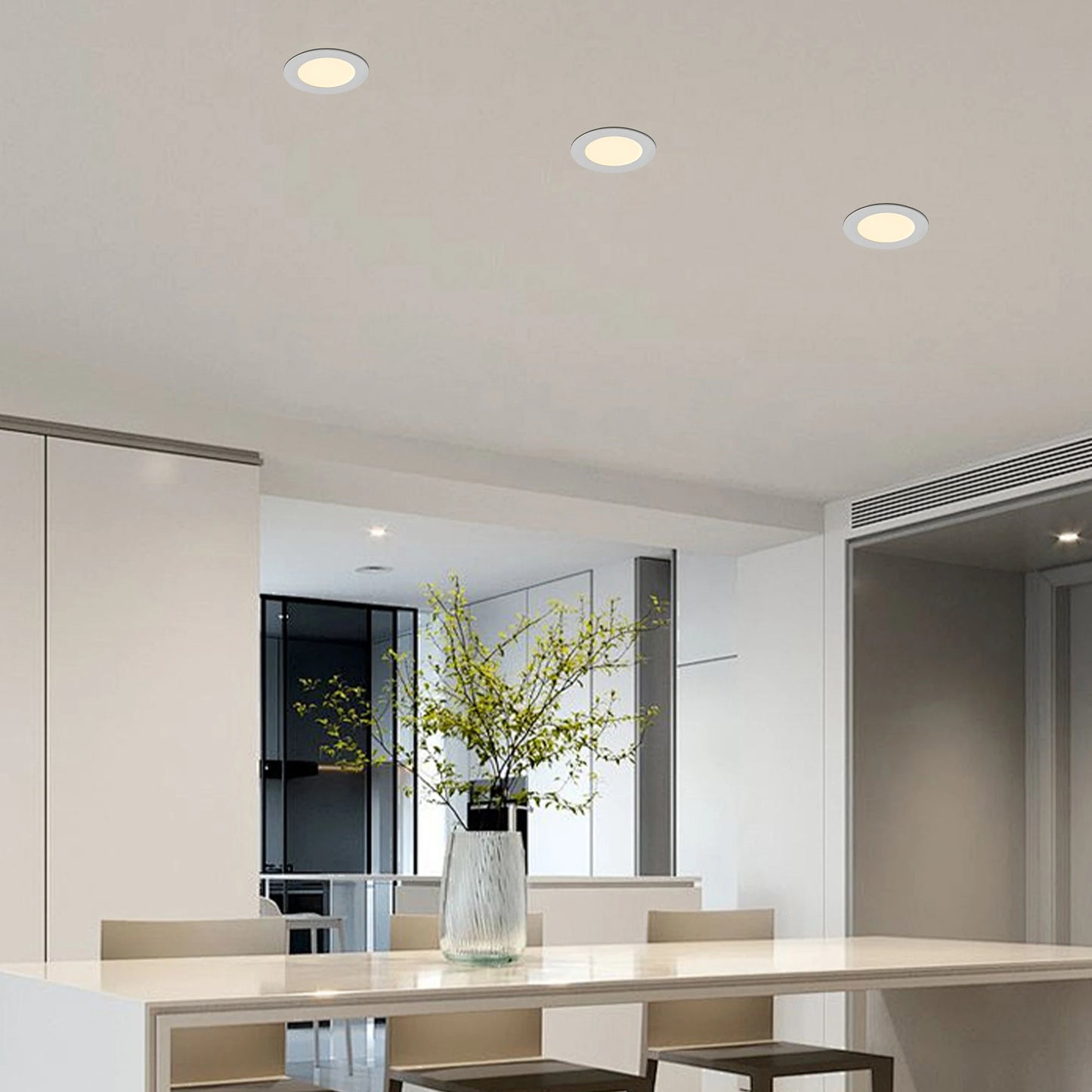 ARLGSITE Dimmable LED Recessed Ceiling Downlights With Junction Box