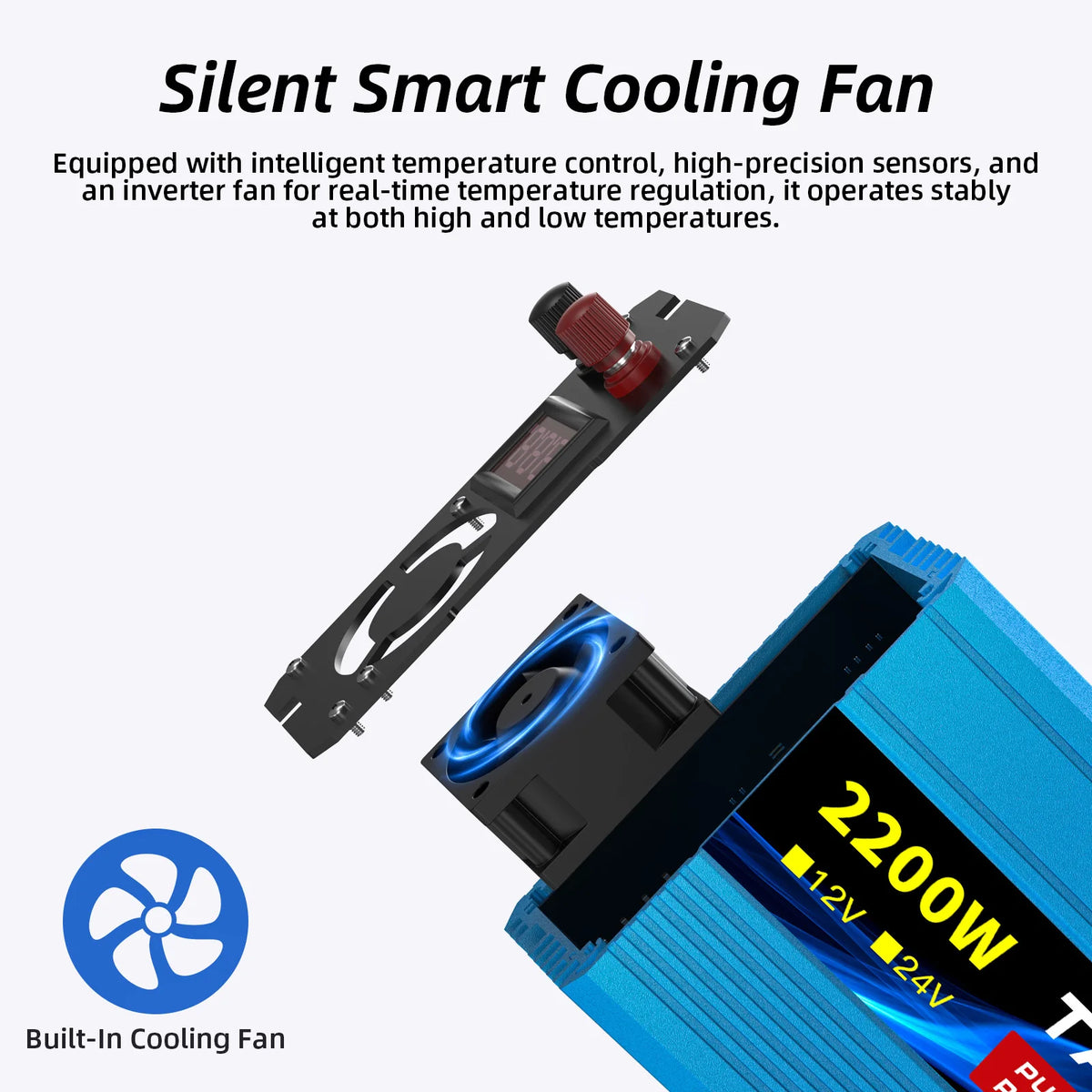 Tataliken Pure Sine Wave Power Inverter Voltage Converter