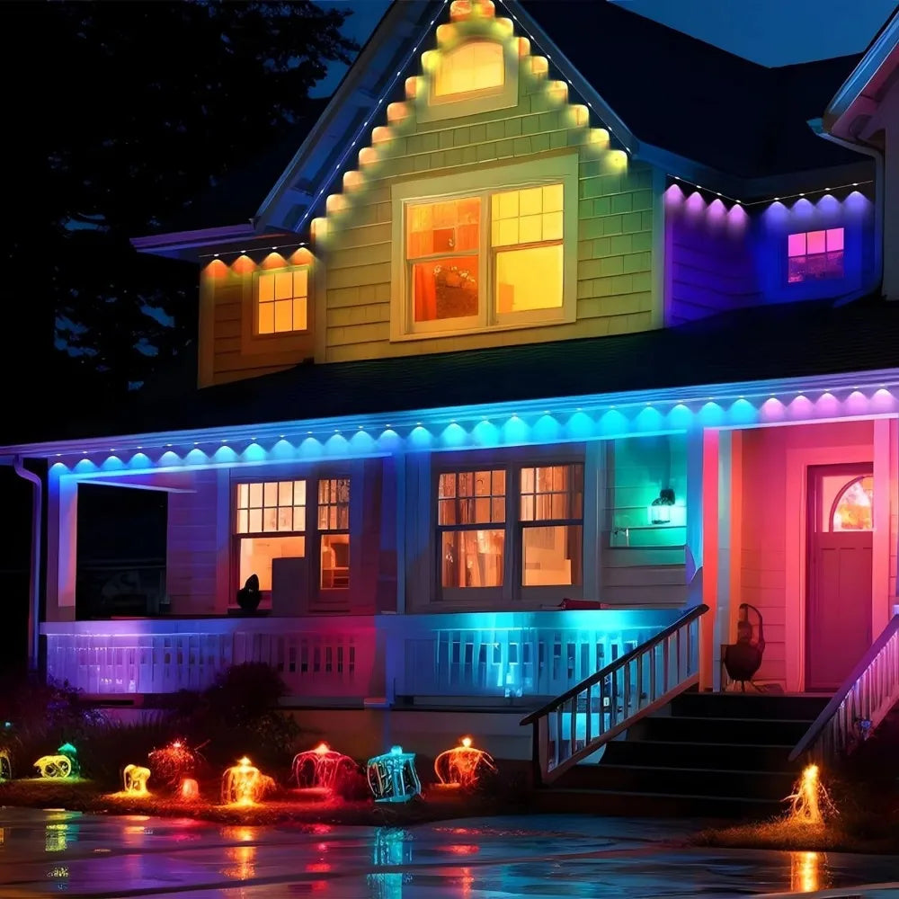 Mimirgb Smart Eave Lights Waterproof Outdoor Remote Control String
