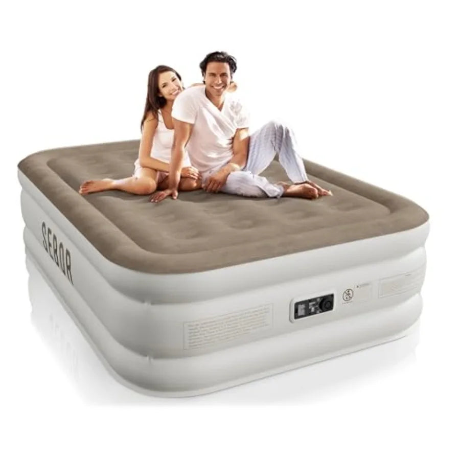 Self Inflating Air Mattress With Built In Pump For Camping