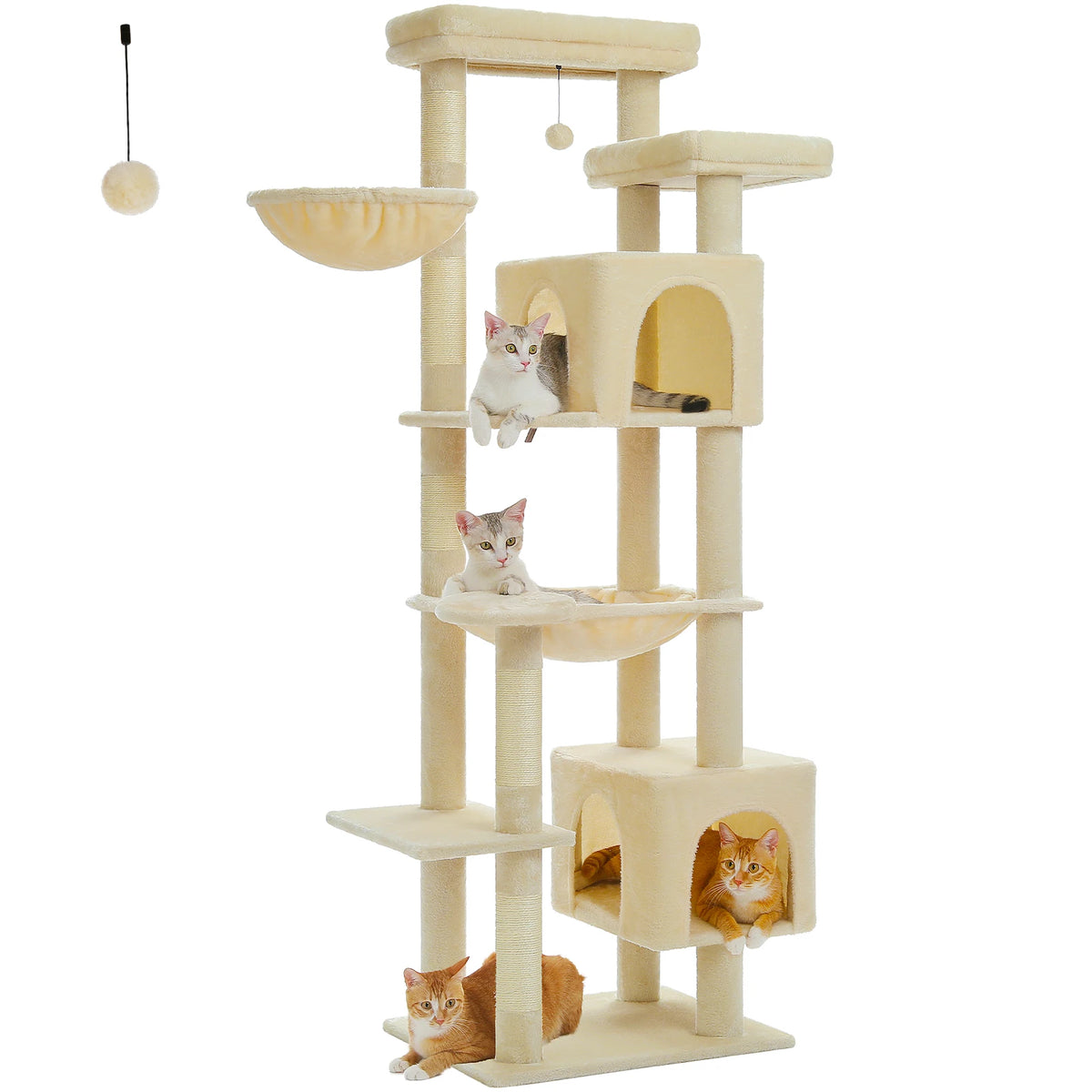 PAWZ Road Multi-Level Cat Tree With Scratching Posts And Perches