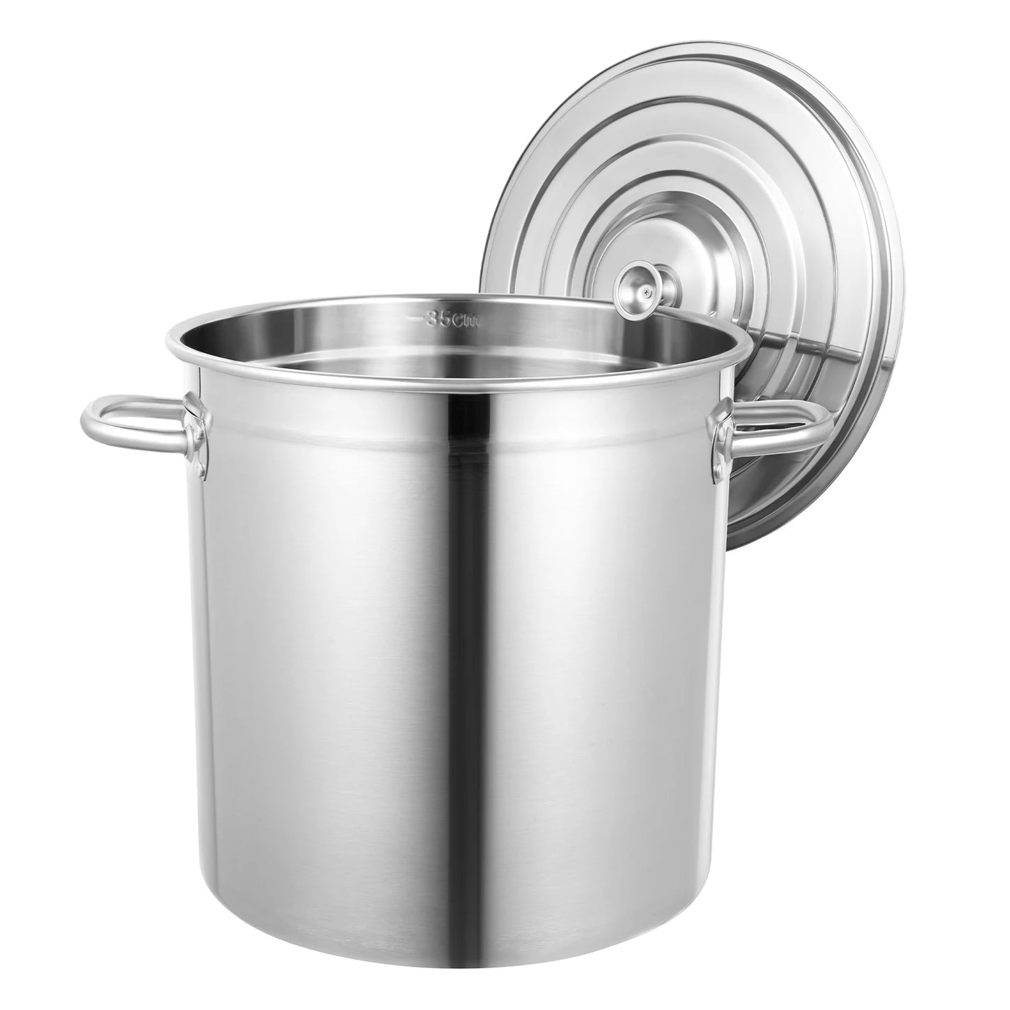 Heavy Duty Stainless Steel Stock Pot With Lid And Handles