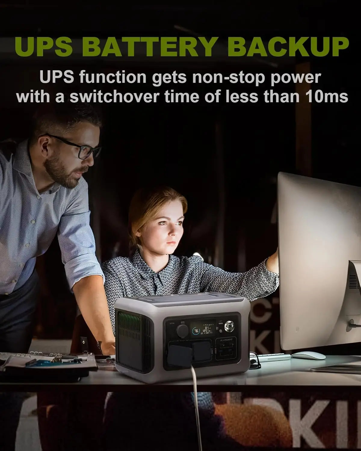 ALLPOWERS R600 Portable Power Station LiFePO4 Battery Solar Panel Ready