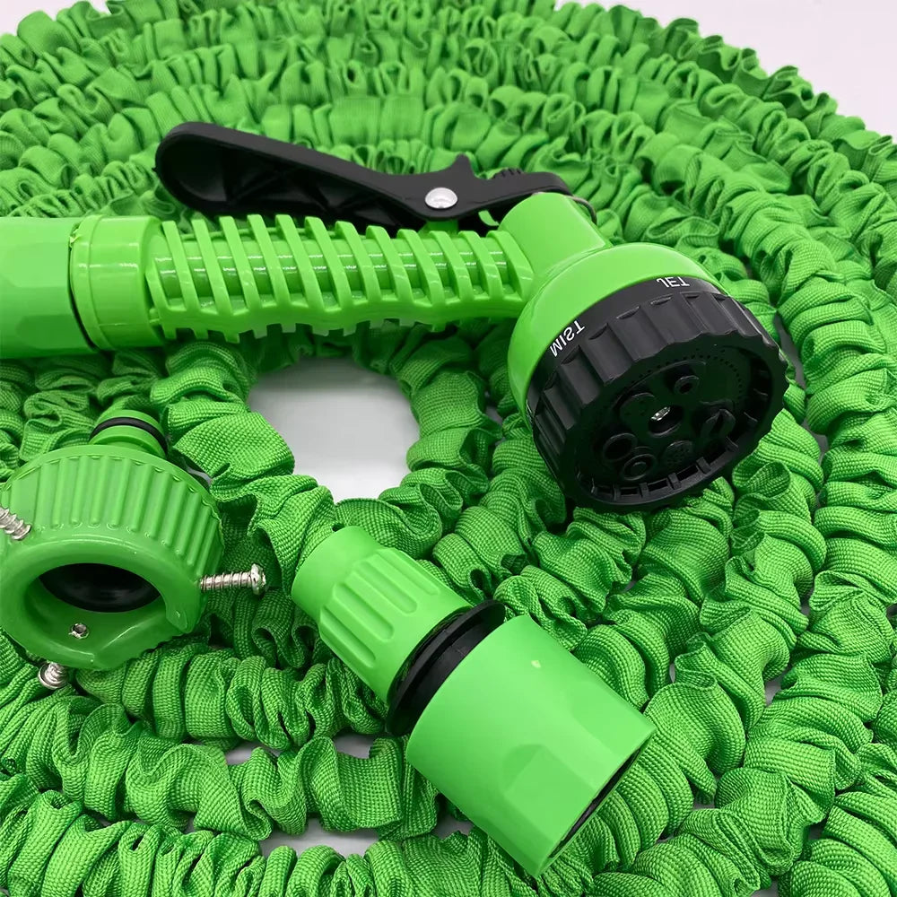 Expandable Magic Hose With 7 Functions Sprayer For Garden