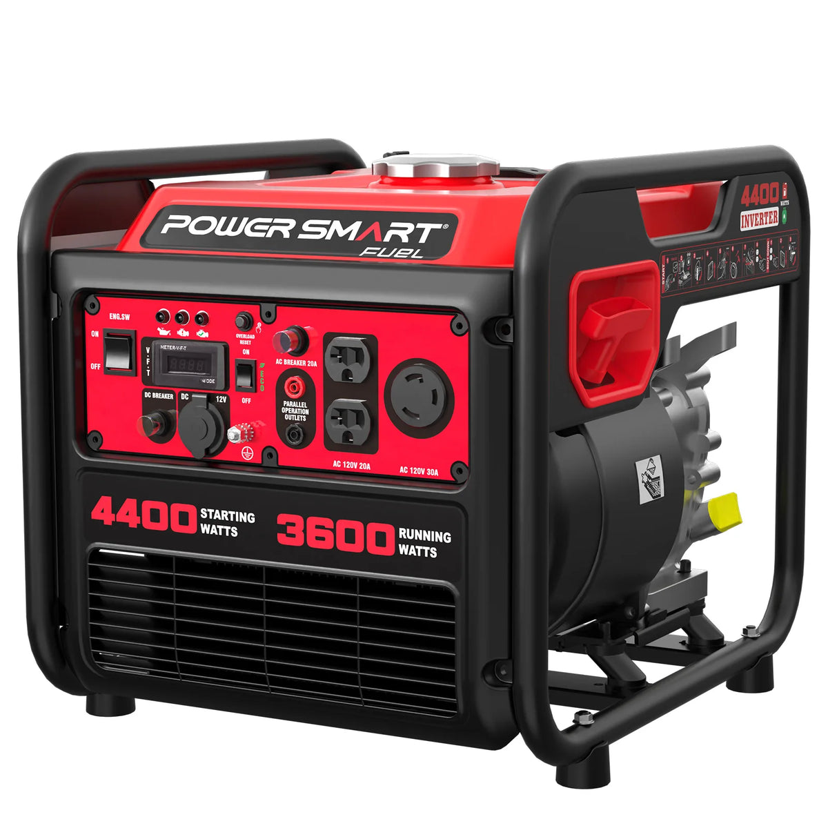 PowerSmart Portable Inverter Generator for Home Backup and RV Camping