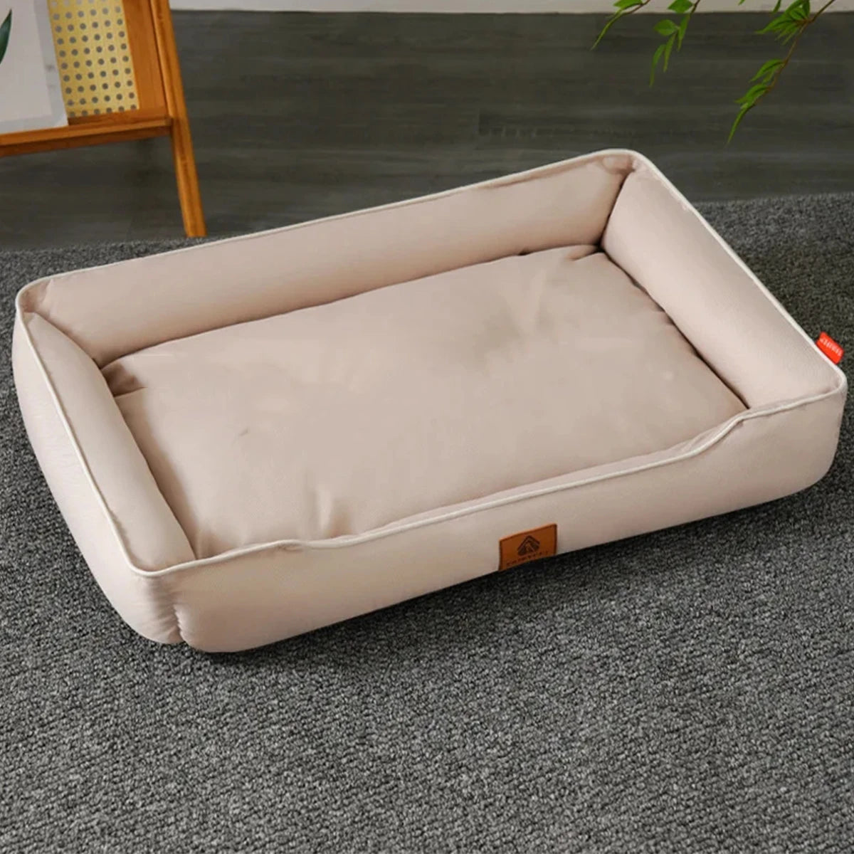 Square Dog Bed For Pets Waterproof Bite Resistant