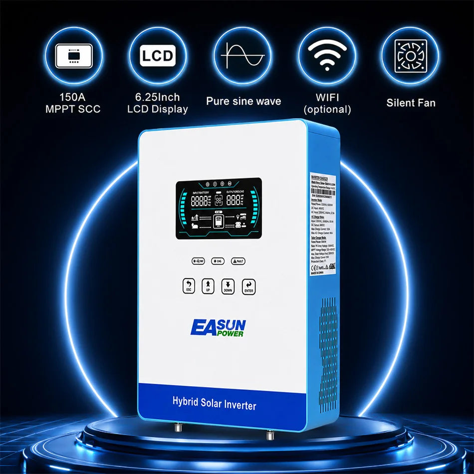 EASUN POWER Pure Sine Wave Hybrid Solar Inverter With MPPT
