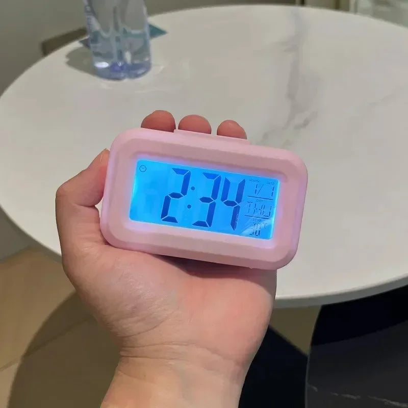 LED Digital Alarm Clock With Calendar Desk Clock Bedroom Decor