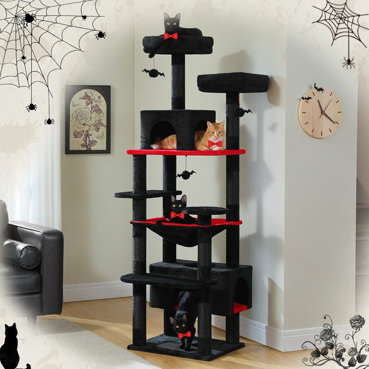 PAWZ Road Cat Tree Tower Sisal Posts Hammock and Condos