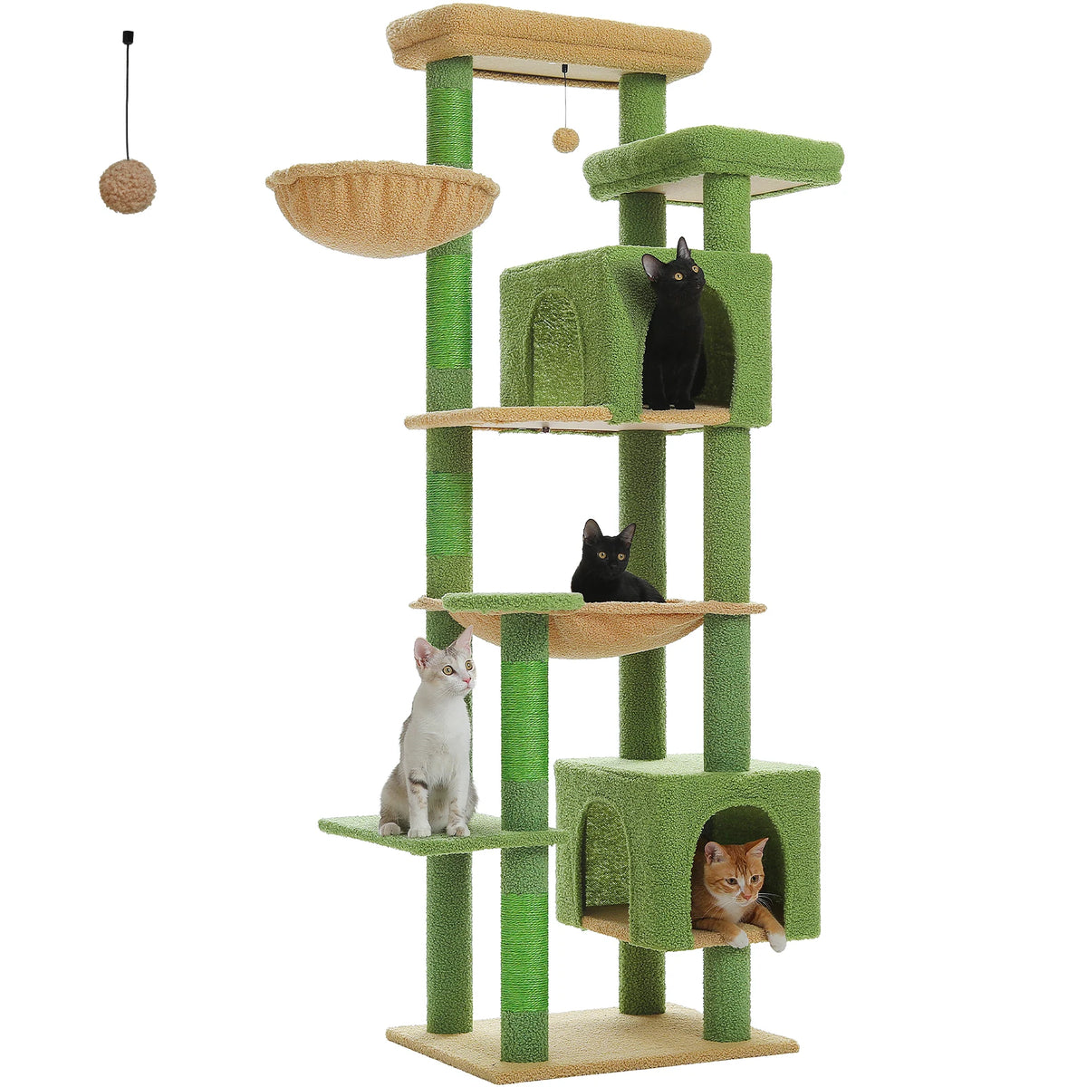 PAWZ Road Multi-Level Cat Tree With Scratching Posts And Perches