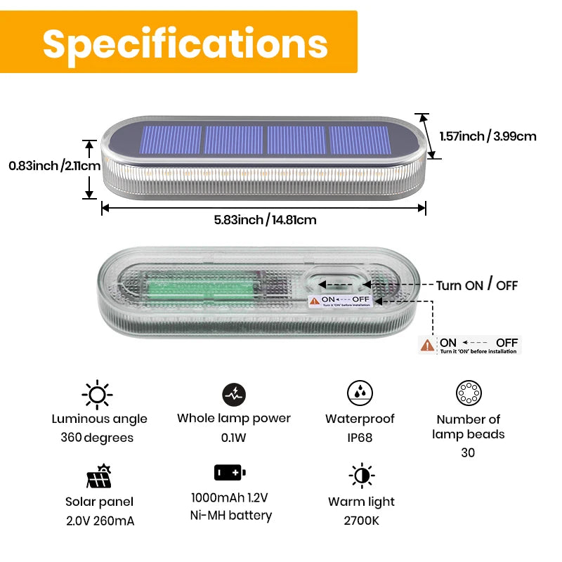 Premium Solar Deck Steps IP68 Waterproof Anti Pressure Auto Lighting