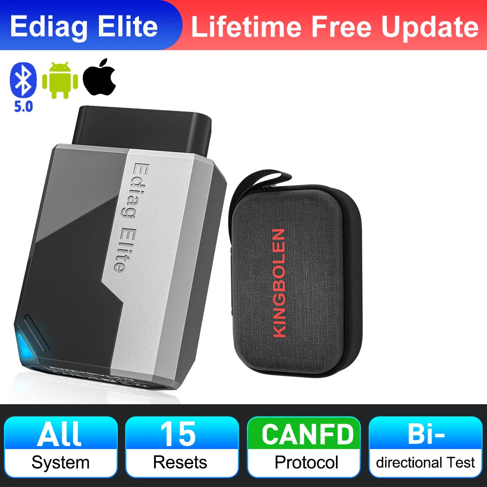 Kingbolen Ediag Elite Car Diagnostic Tool Bi Directional OBD2 Scan