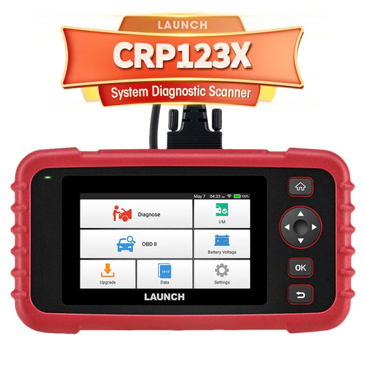 LAUNCH CRP123X Automotive Diagnostic Scanner With Four System OBD2 Support