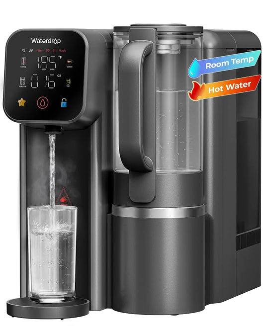 Waterdrop Instant Hot Reverse Osmosis Countertop Water Filter System