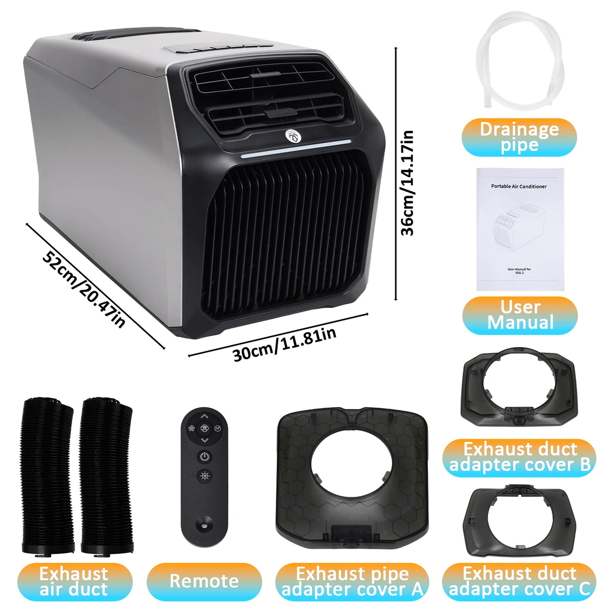 Portable Air Conditioner With Heating for RVs, Tents and Camping