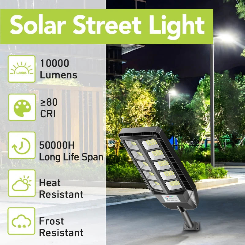 Solar LED Flood Light With Motion Sensor And Remote Control