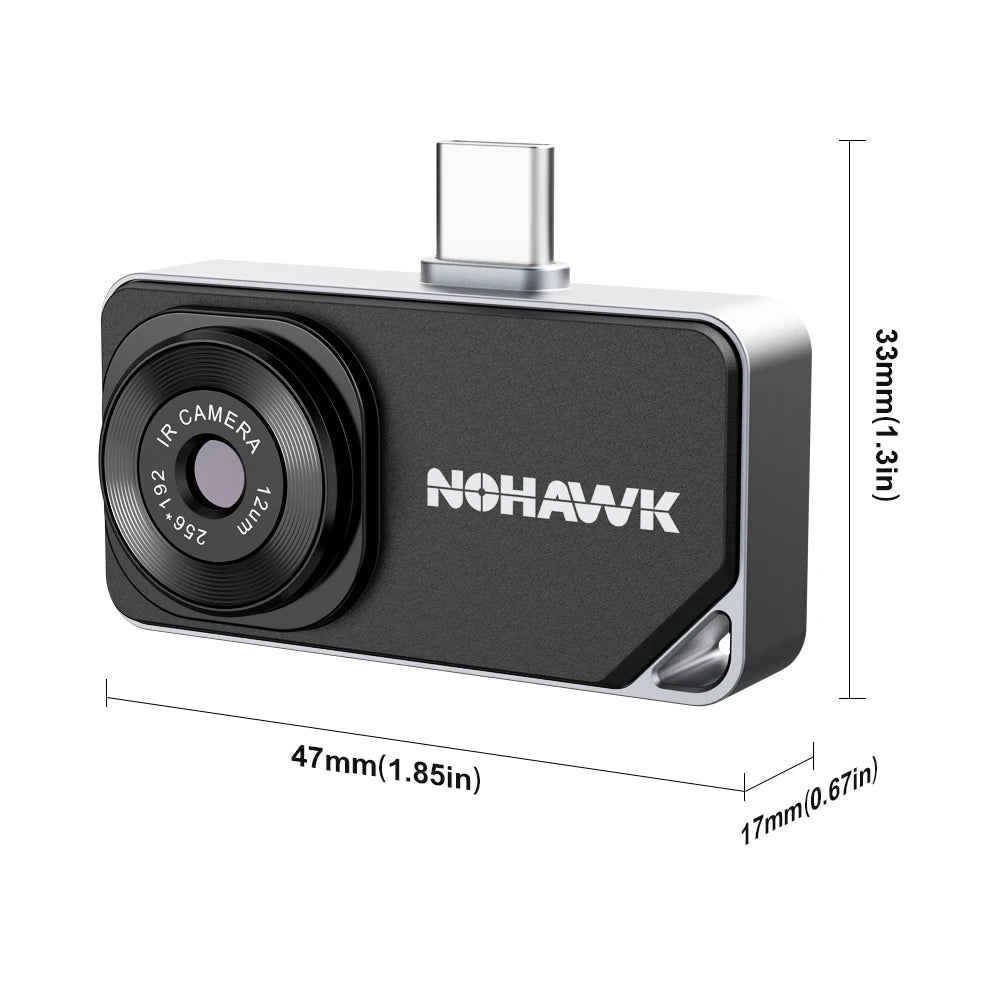 NOHAWK Portable Thermal Imaging Camera for HVAC and Home Inspection