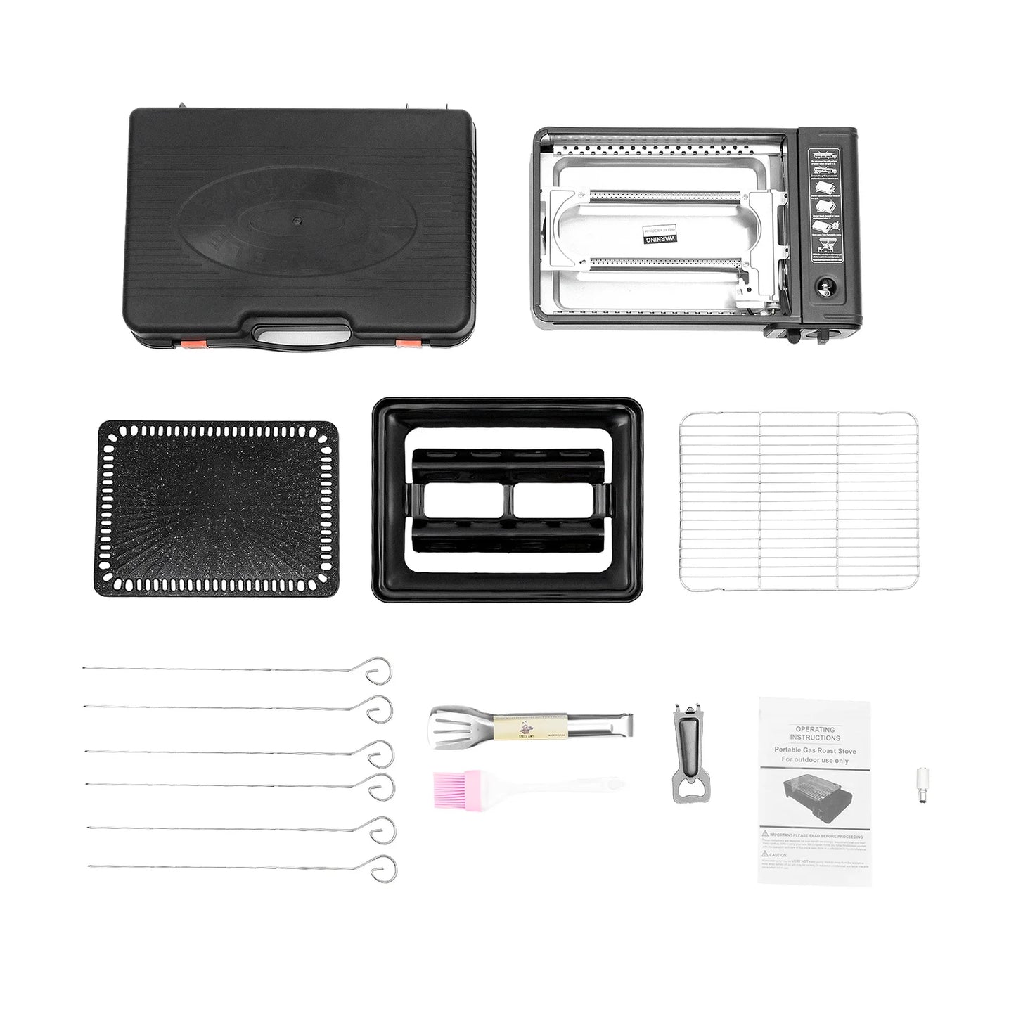Portable Butane Camping Grill Stove For Hiking And Trekking